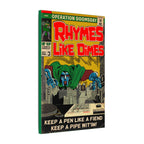 Rhymes Like Dimes - Matte Canvas, Stretched, 0.75" (Multi-Size)
