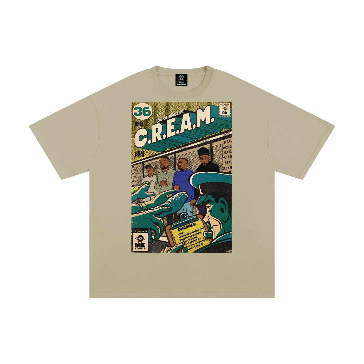 C.R.E.A.M - MK Classics - Unisex Pure Cotton T-Shirt