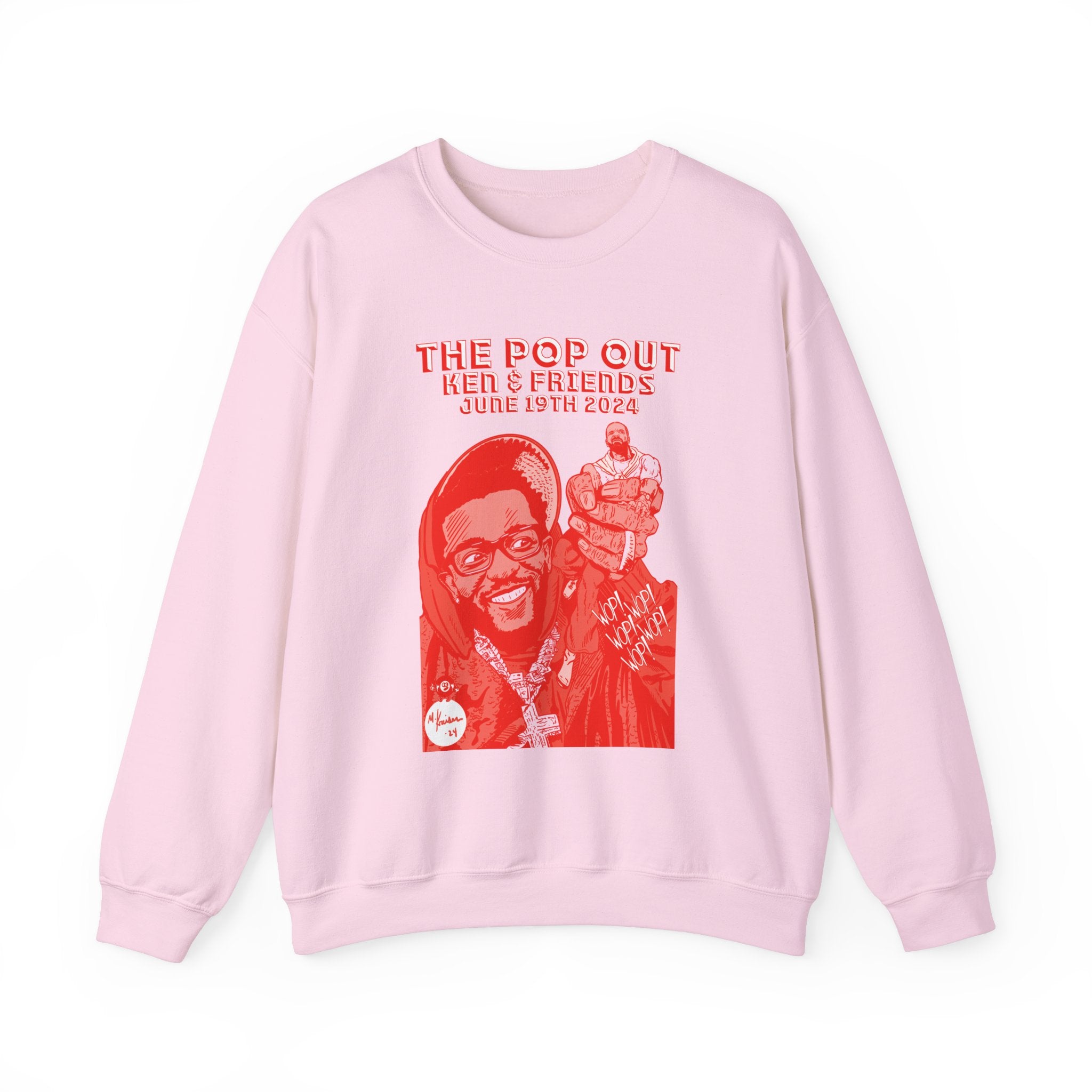 The Pop Out  - RED VARIANT - Unisex Heavy Blend™ Crewneck Sweatshirt