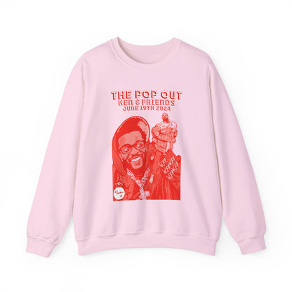 Kendrick & Friends - The Pop Out  - RED VARIANT - Unisex Heavy Blend™ Crewneck Sweatshirt