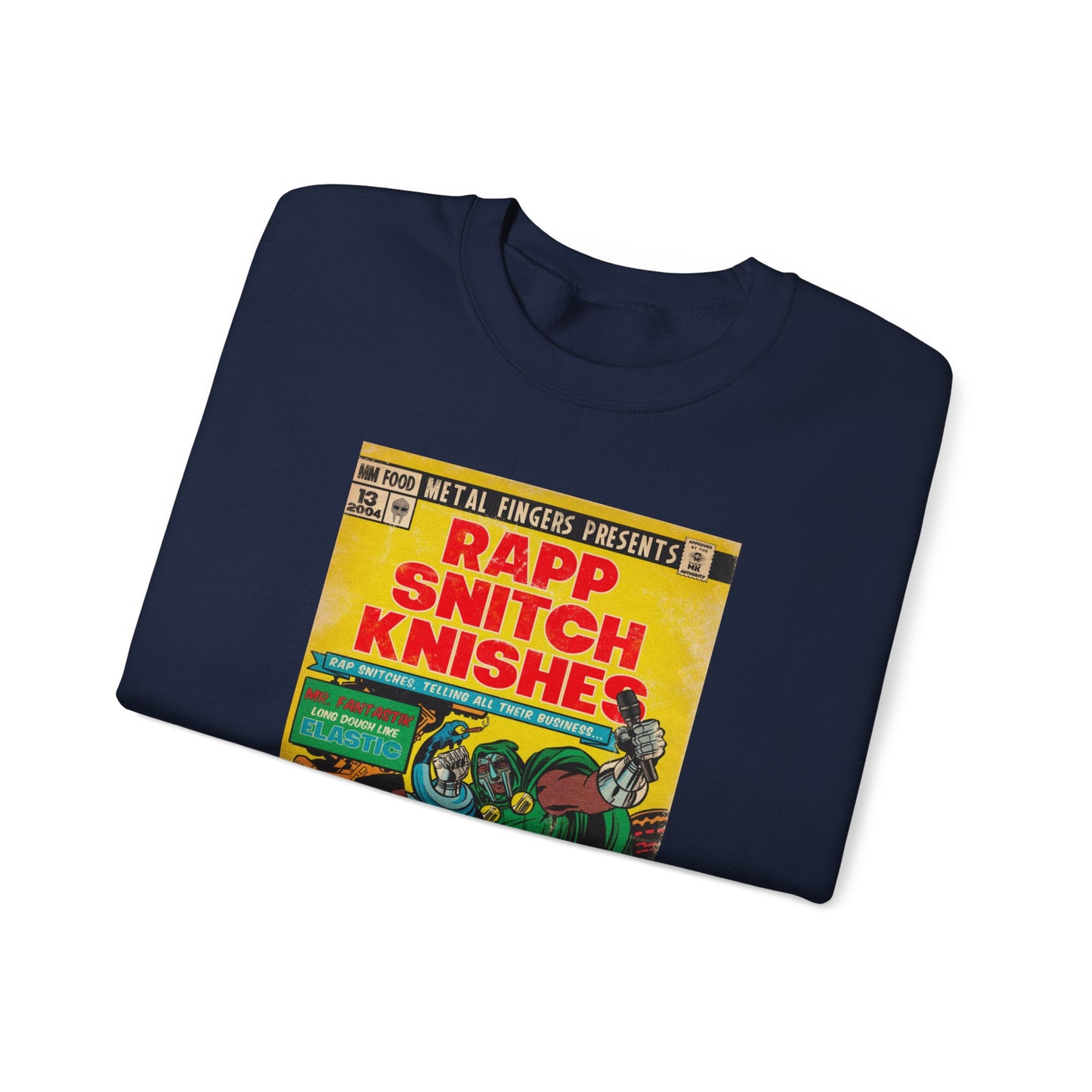 MF DOOM -Rapp Snitch Knishes - Unisex Heavy Blend™ Crewneck Sweatshirt