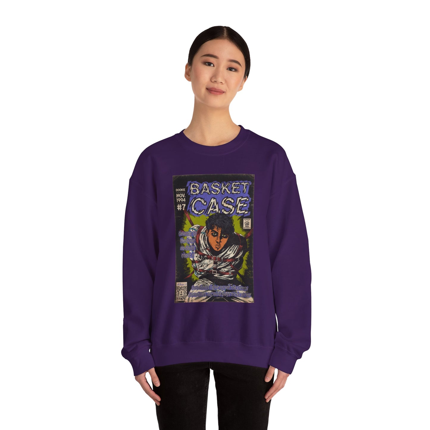 Green Day - Basket Case - Unisex Heavy Blend™ Crewneck Sweatshirt