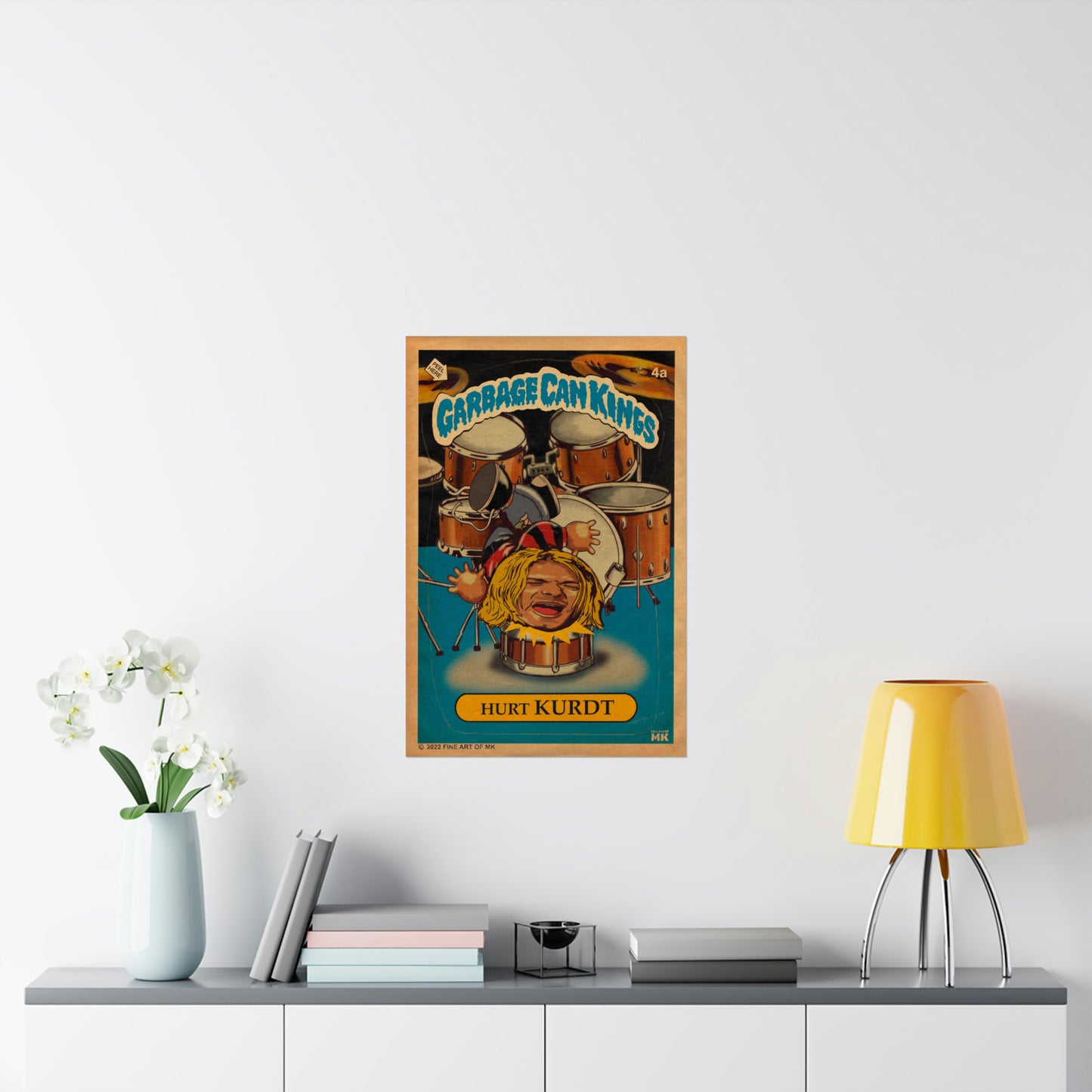 Hurt KURDT- Garbage Can Kings - Nirvana - Matte Vertical Posters