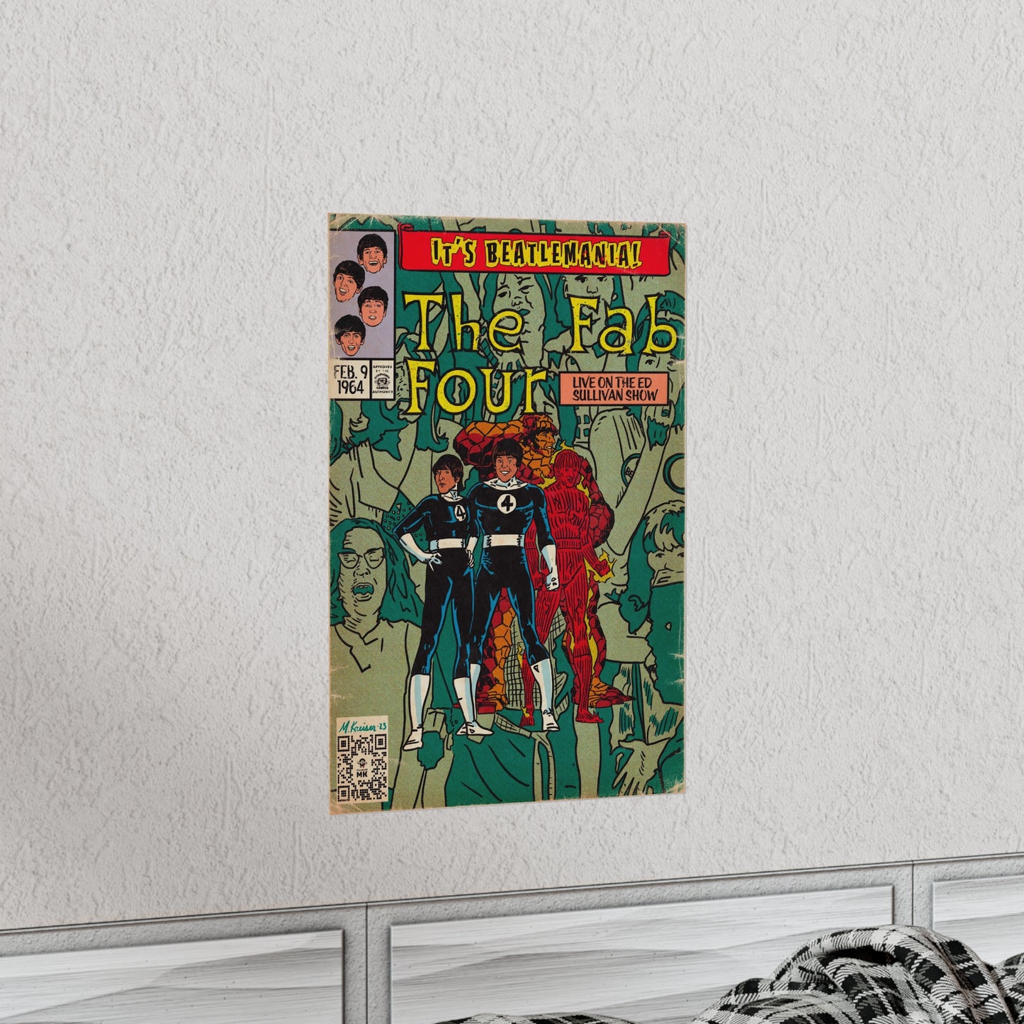The Beatles - Beatlemania - Premium Matte Vertical Posters