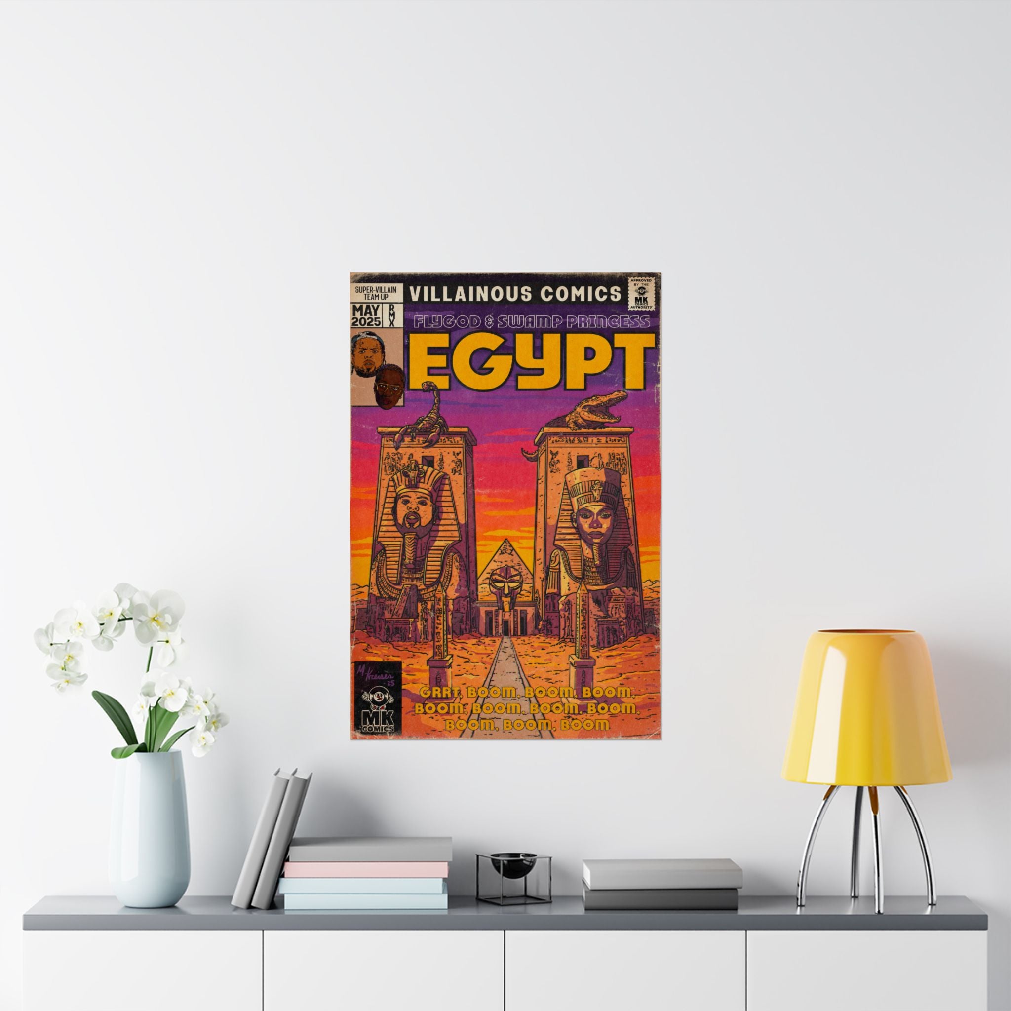 Egypt Remix - Matte Vertical Posters