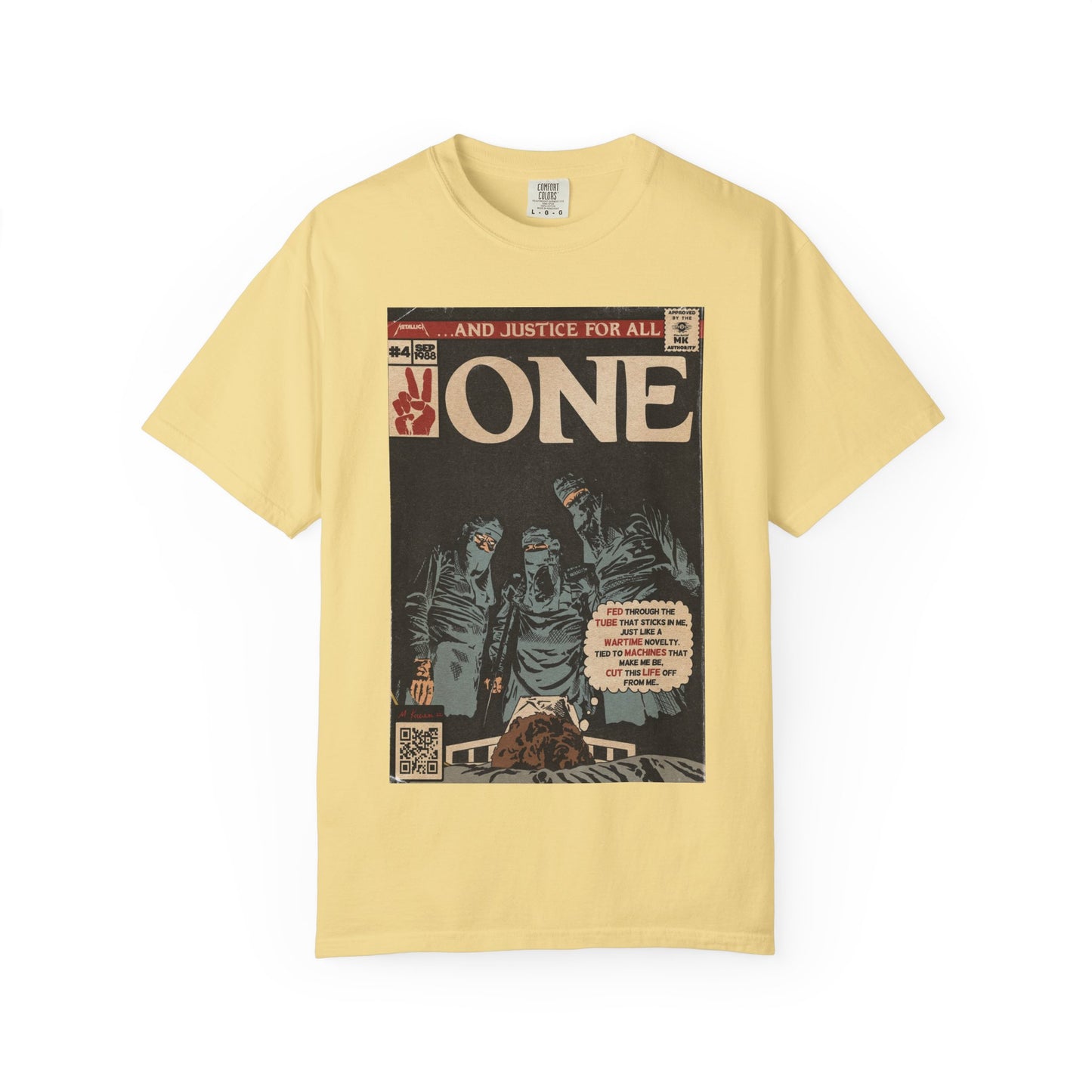 Metallica - One - Unisex Comfort Colors T-shirt