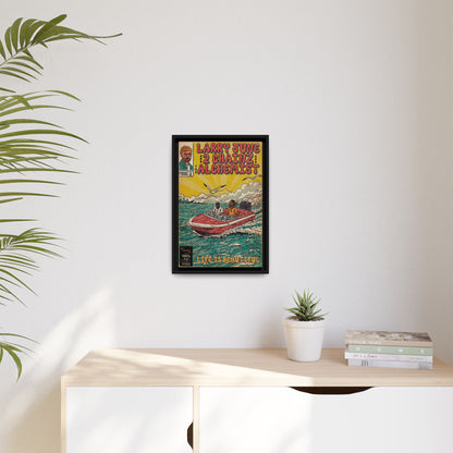 Life is Beautiful - Matte Canvas, Framed (Multi-color)