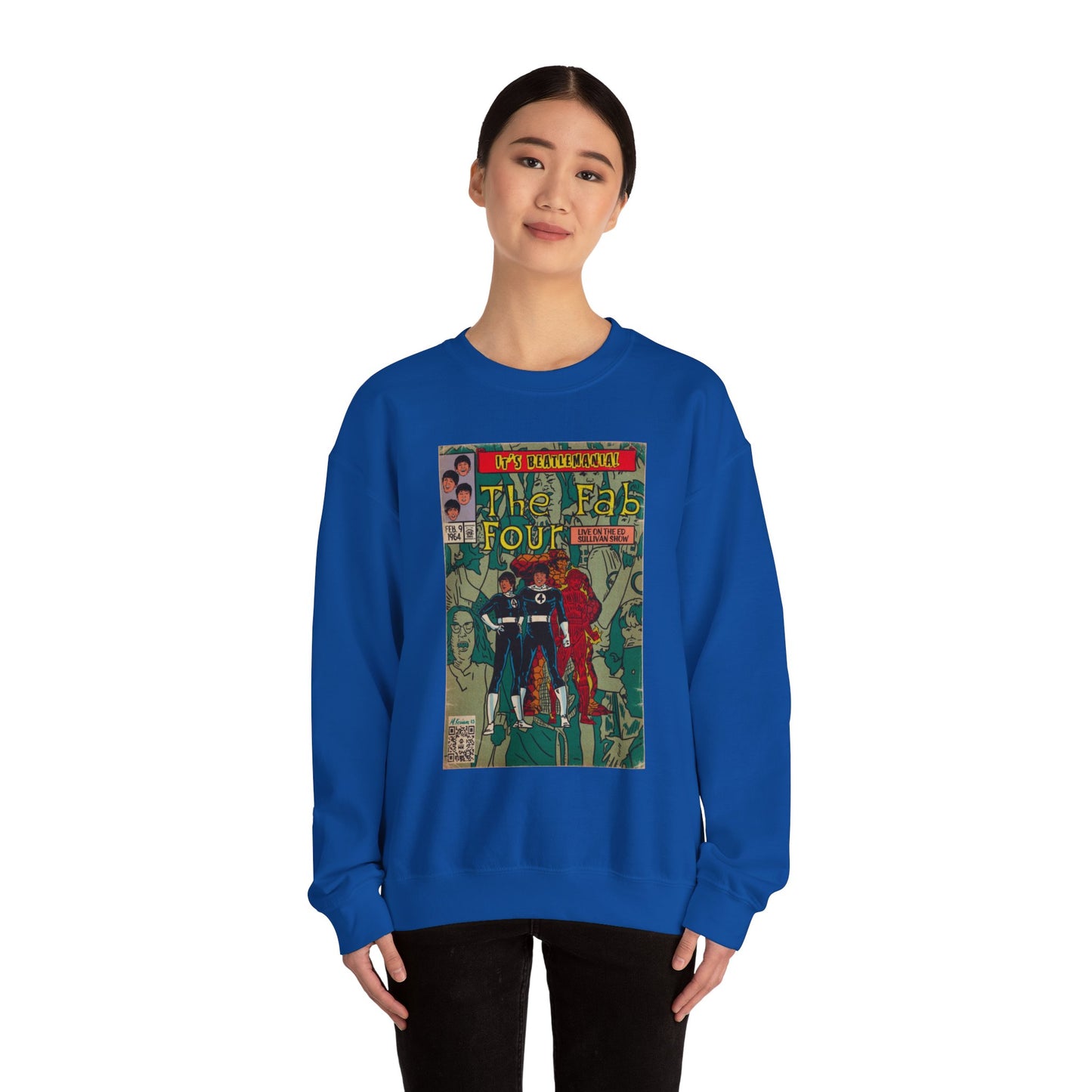 The Beatles - Beatlemania -  Unisex Heavy Blend™ Crewneck Sweatshirt