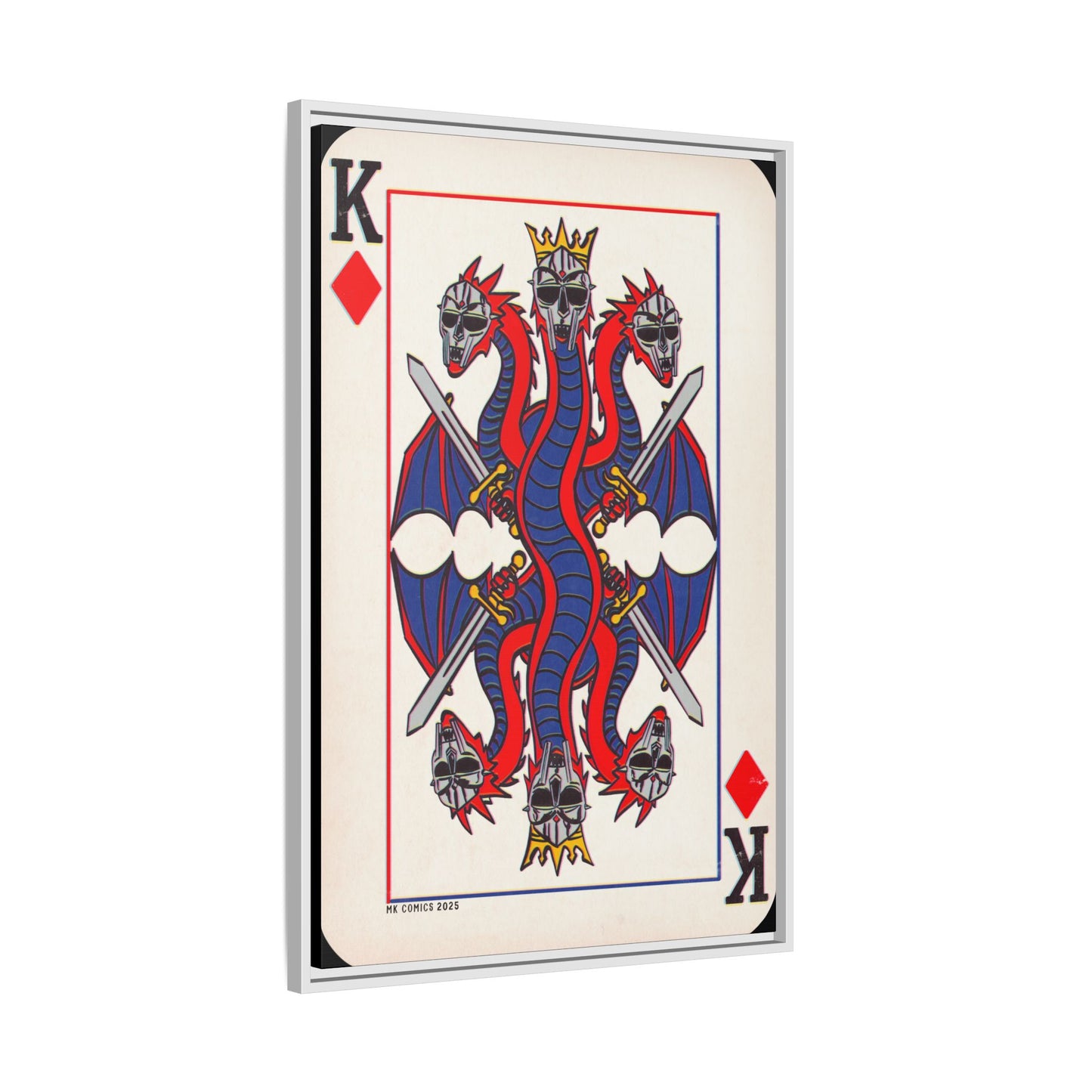 King Geedorah - Matte Canvas, Framed (Multi-color)