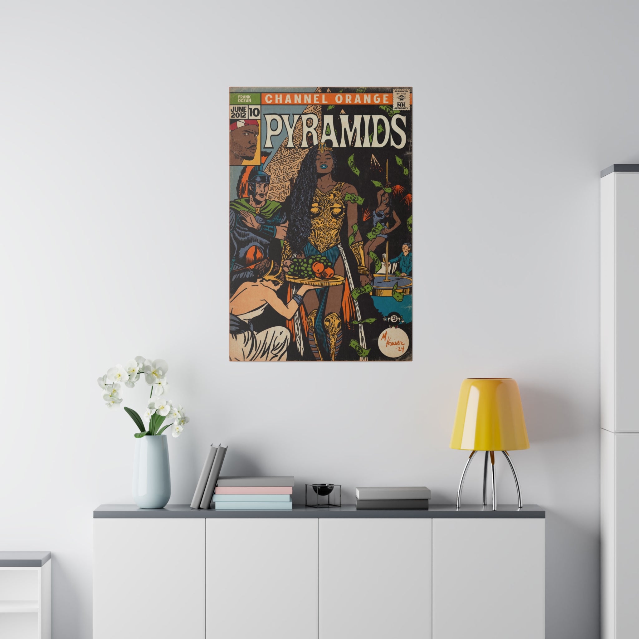 Pyramids - Matte Canvas, Stretched, 0.75"