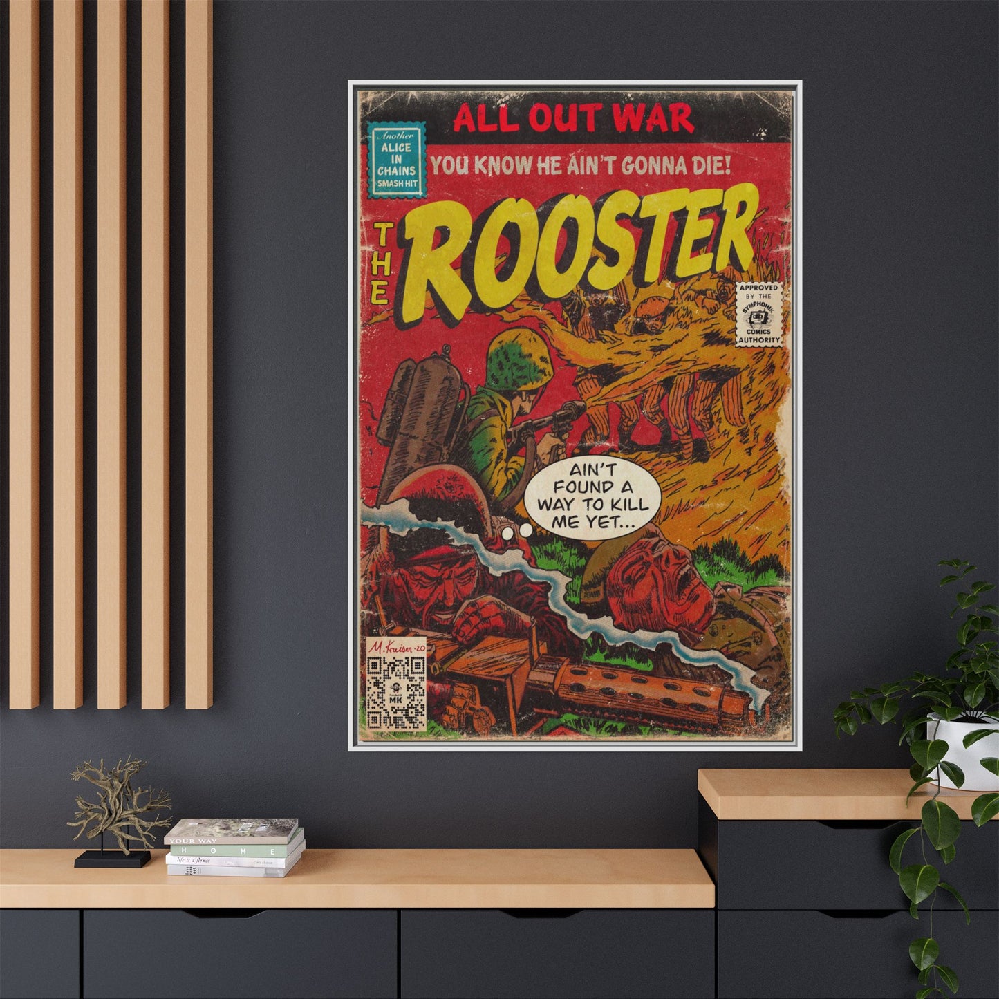 Alice In Chains - Rooster - Gallery Canvas Wraps, Vertical Frame