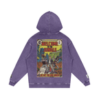 Welcome to the Jungle - Snow Washed Loose Cotton Hoodie