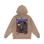 Only - Snow Washed Loose Cotton Hoodie