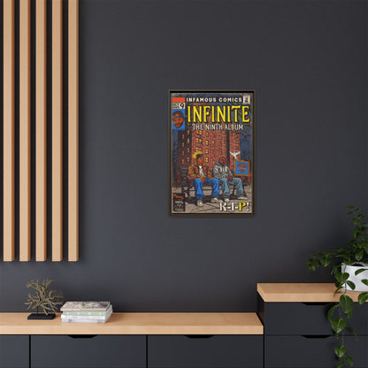 Infinite - Comic Book Art - Matte Canvas, Framed (Multi-color)