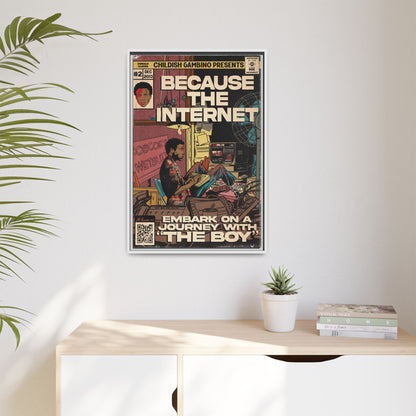 Childish Gambino - Because the Internet - Gallery Canvas Wraps, Vertical Frame
