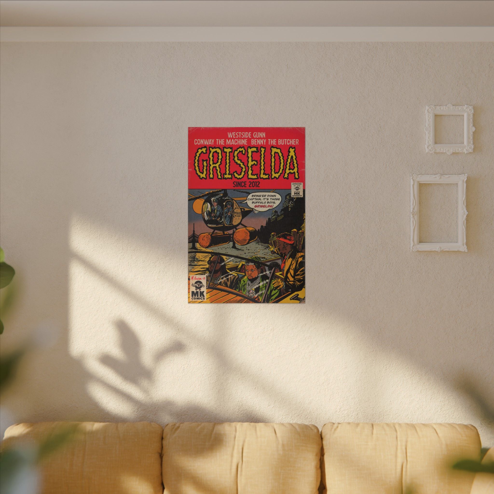 Griselda - Comic Book Art - Matte Canvas, Stretched, 0.75"