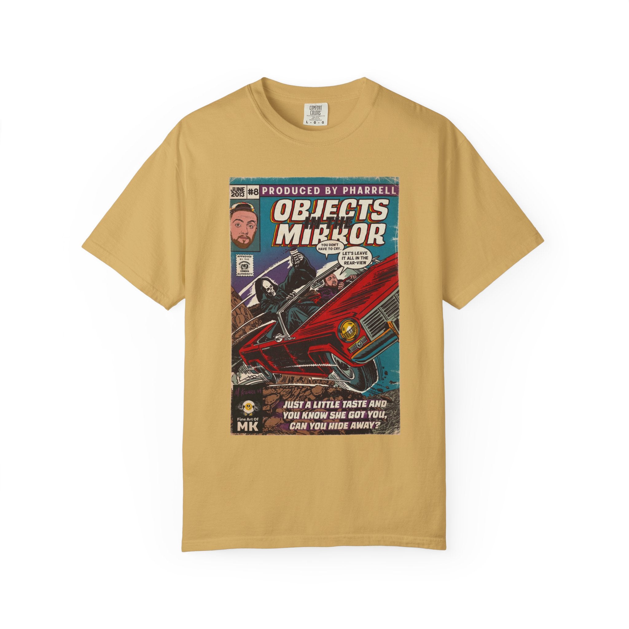 Objects in the Mirror - Unisex Comfort Colors T-shirt