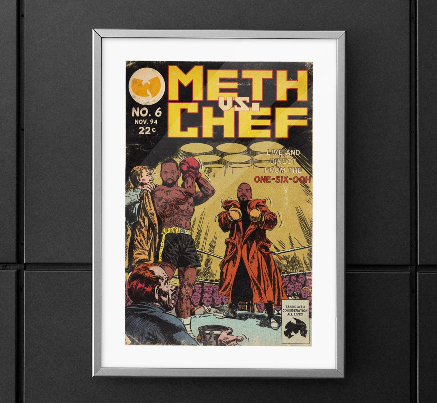 Method Man - Meth vs Chef - Raekwon - Vertical Matte Poster