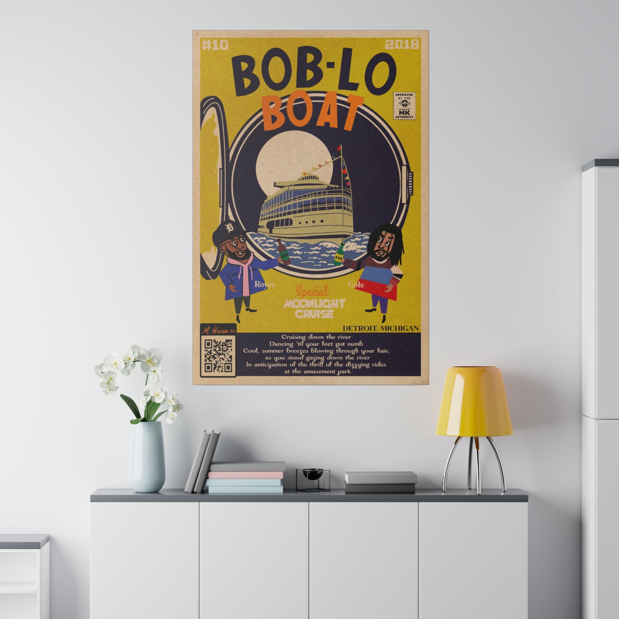 Boblo Boat - Matte Canvas, Stretched