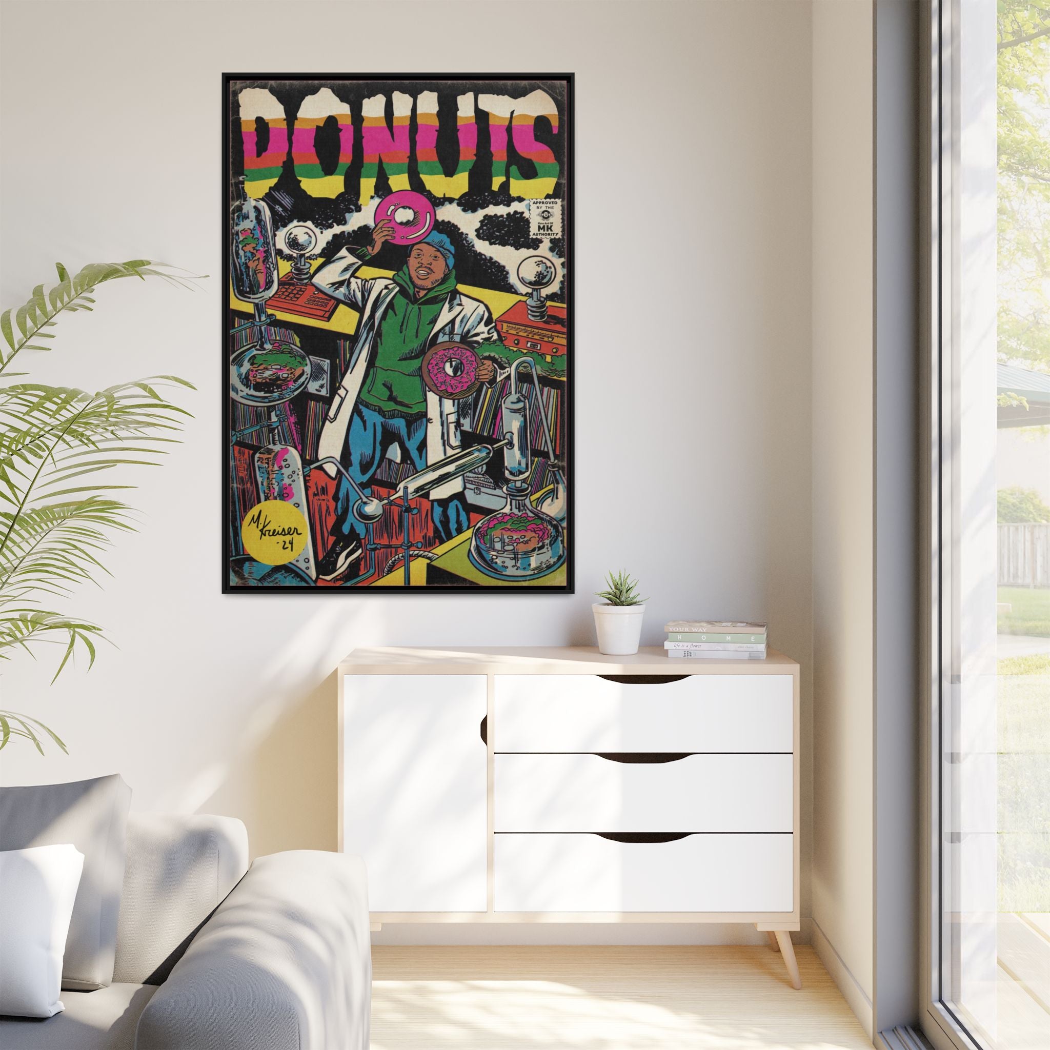 Donuts - Gallery Canvas Wraps, Vertical Frame
