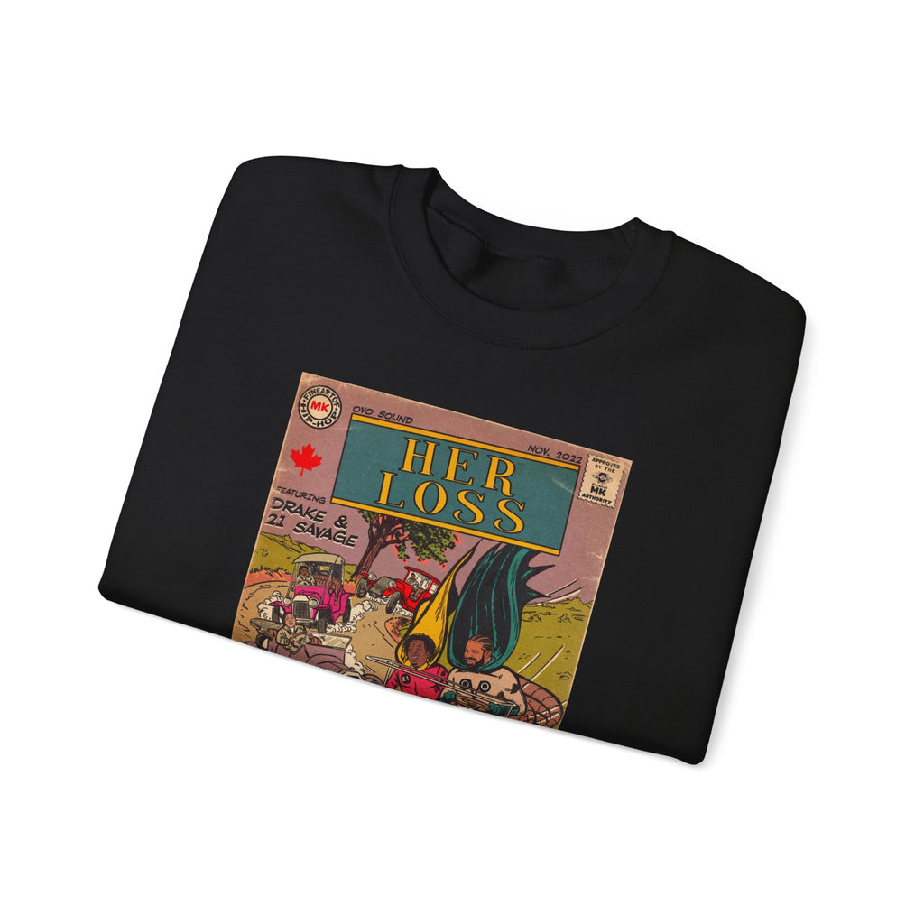 Her Loss - Unisex Heavy Blend™ Crewneck Sweatshirt