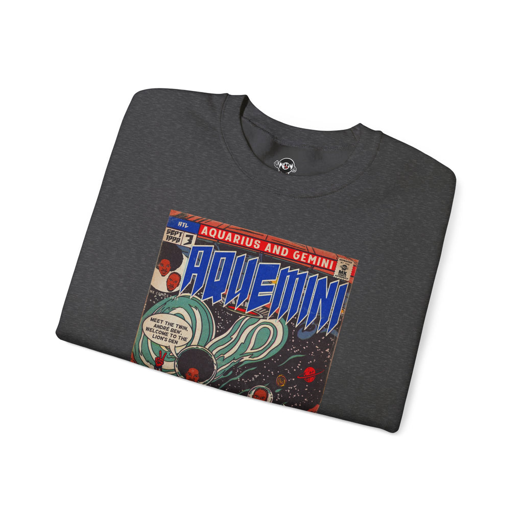 Aquemini - Comic Book Art - Unisex Heavy Blend™ Crewneck Sweatshirt