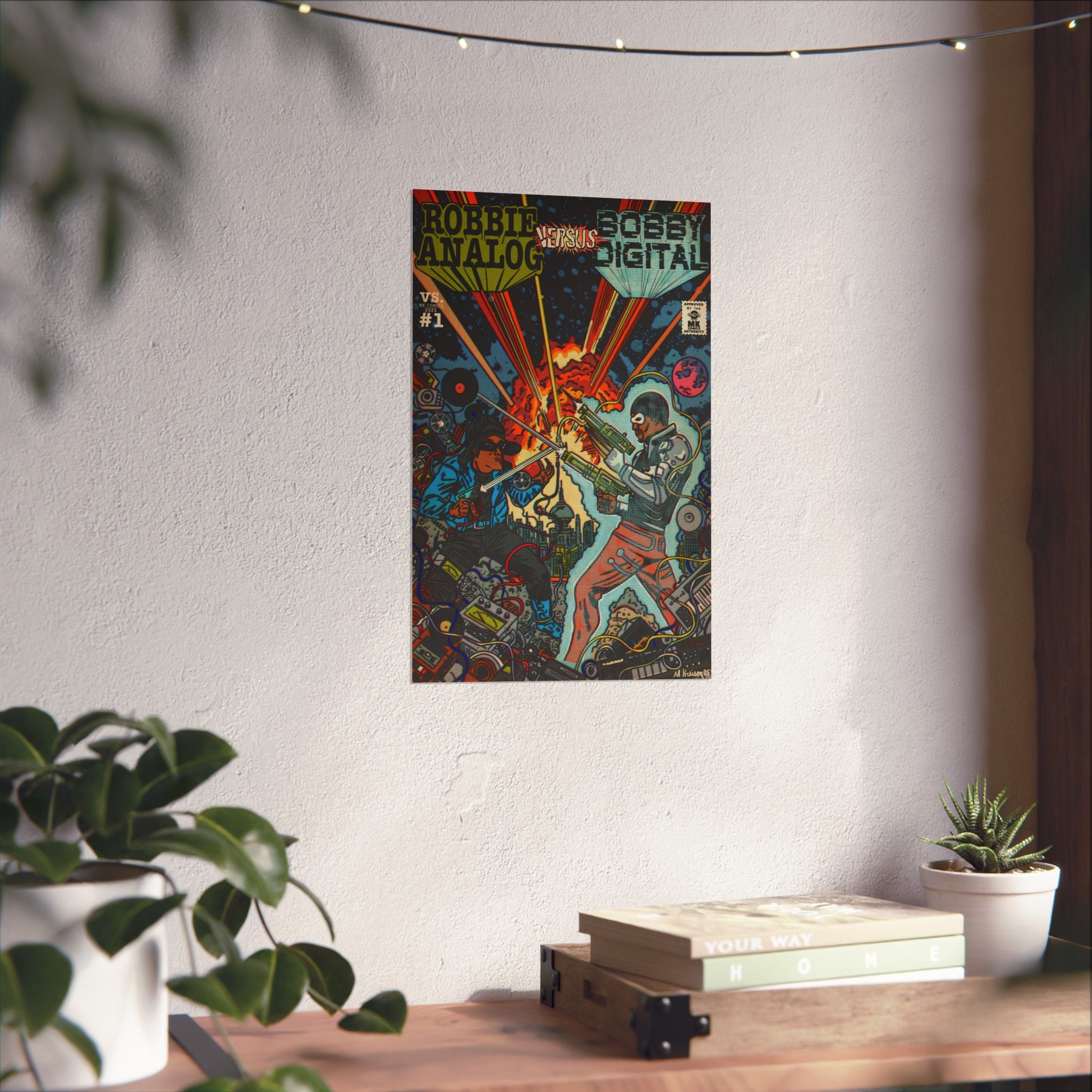 Analog vs. Digital - Matte Vertical Posters