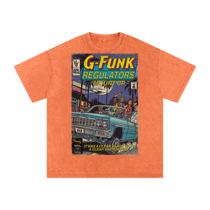 Regulate - Snow Washed Oversized Cotton T-Shirt