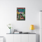 Back to Black - Matte Canvas, Stretched, 0.75"