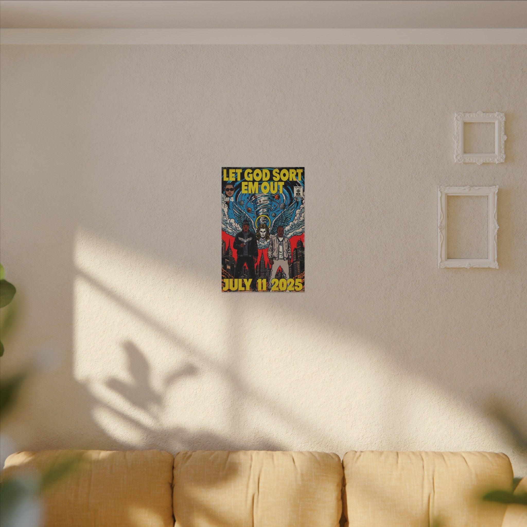 Let God Sort Em Out - Matte Canvas, Stretched, 0.75" (Multi-Size)