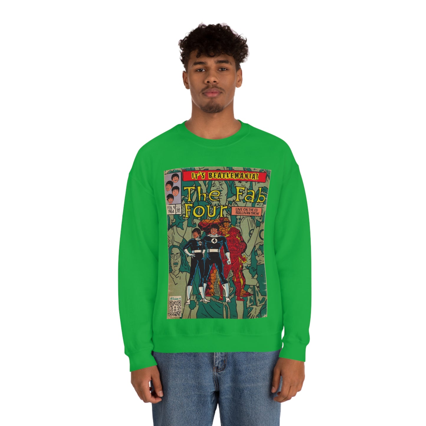 The Beatles - Beatlemania -  Unisex Heavy Blend™ Crewneck Sweatshirt