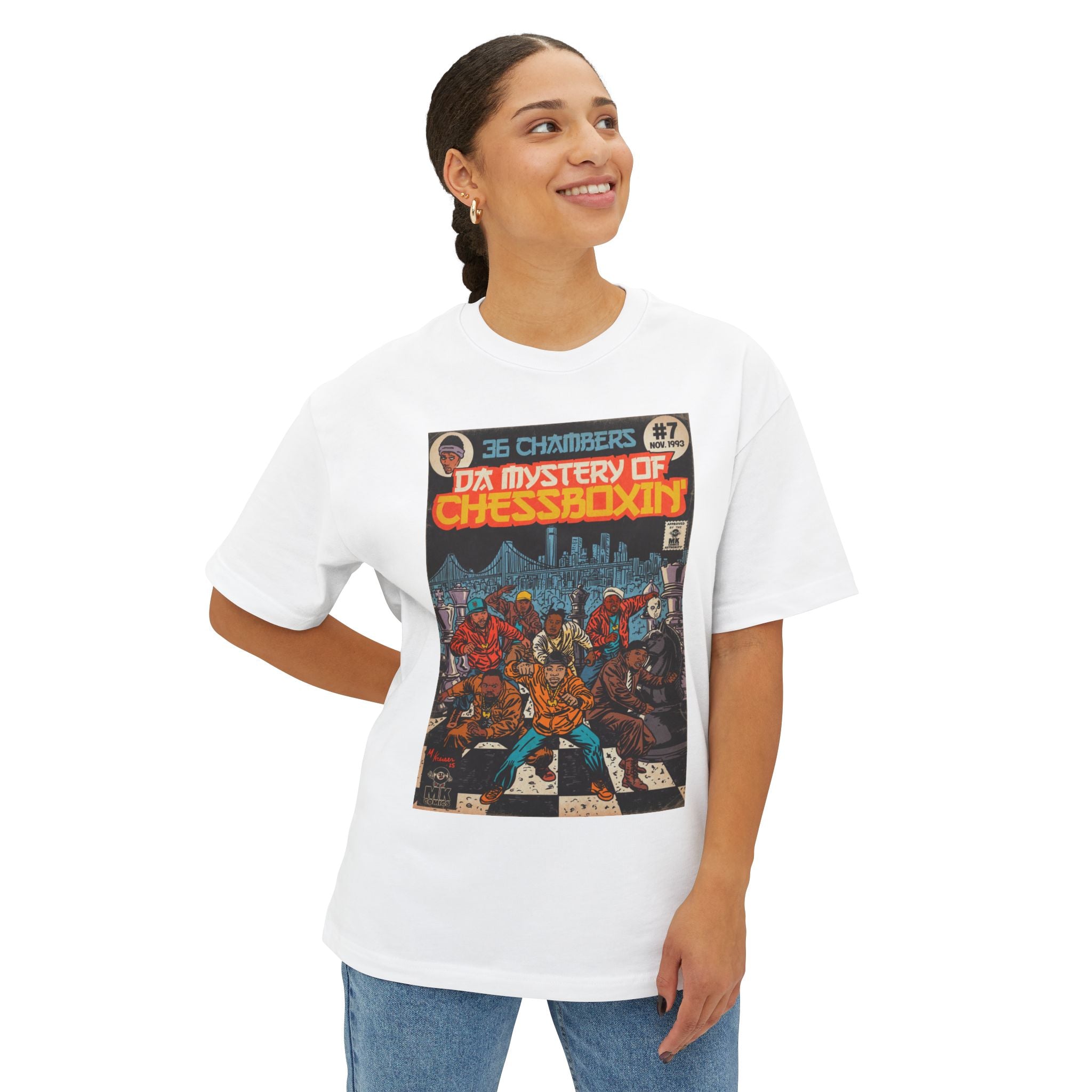 Da Mystery of Chessboxin - Unisex Oversized Boxy Tee