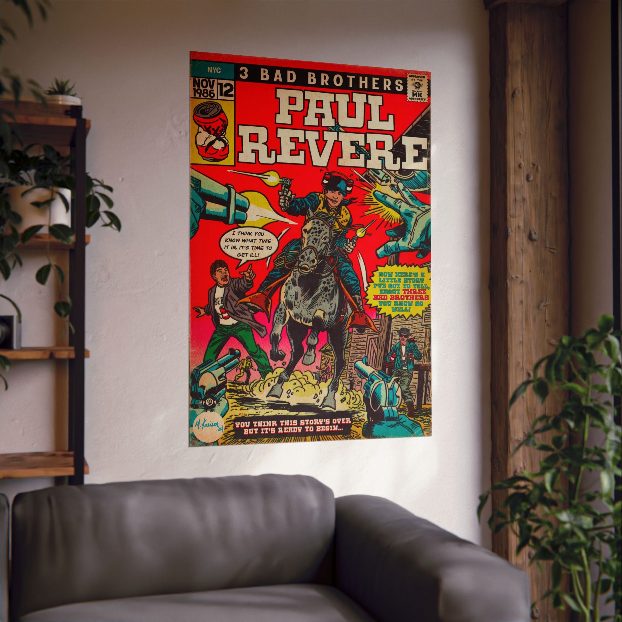 Paul Revere - Matte Vertical Posters