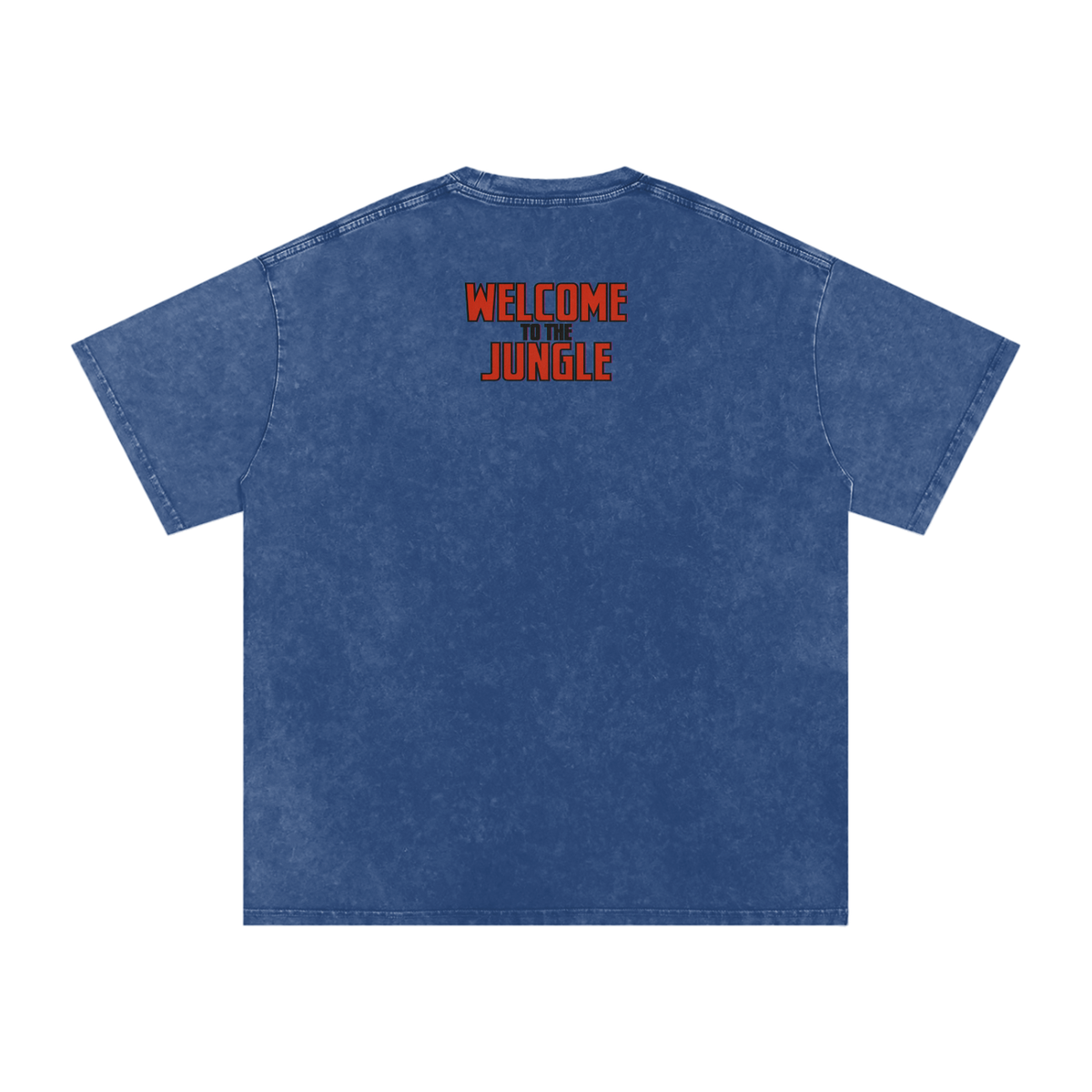 Welcome to the Jungle - Snow Washed Oversized Cotton T-Shirt