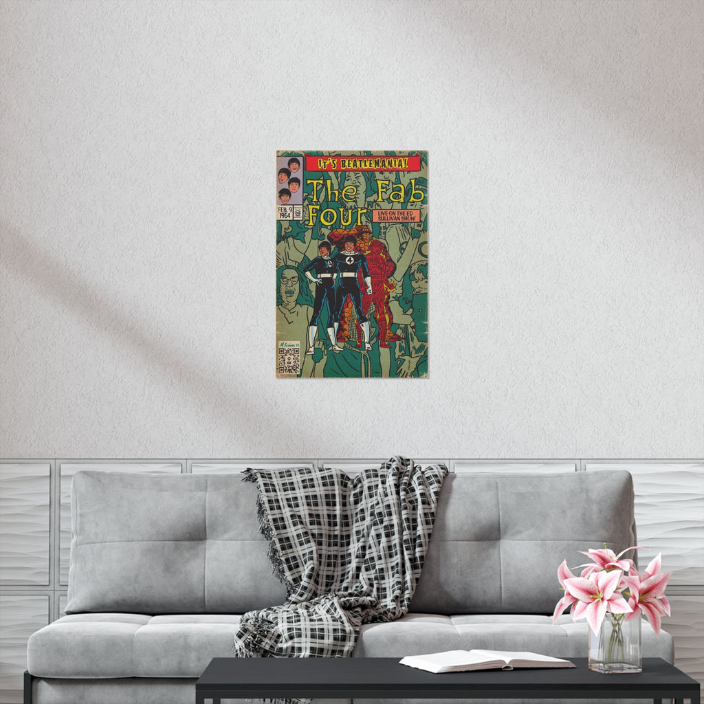 Beatlemania - Premium Matte Vertical Posters