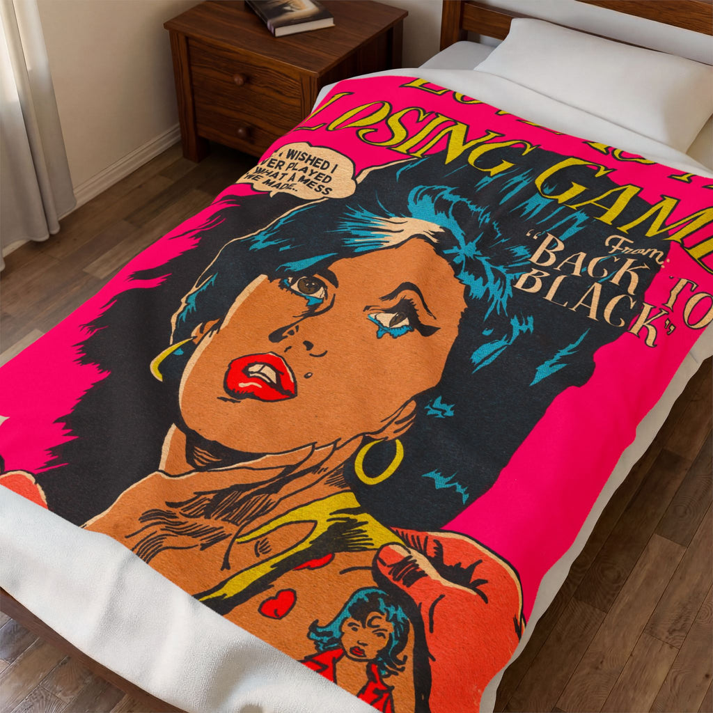 Love is a Losing Game - Velveteen Plush Blanket