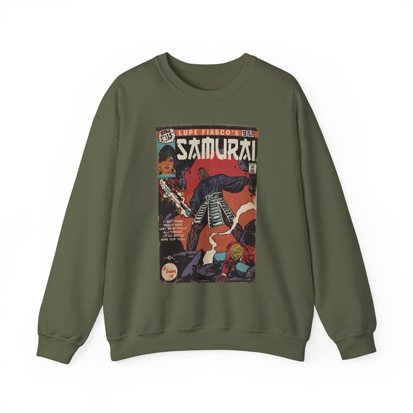 Samurai Unisex Heavy Blend™ Crewneck Sweatshirt