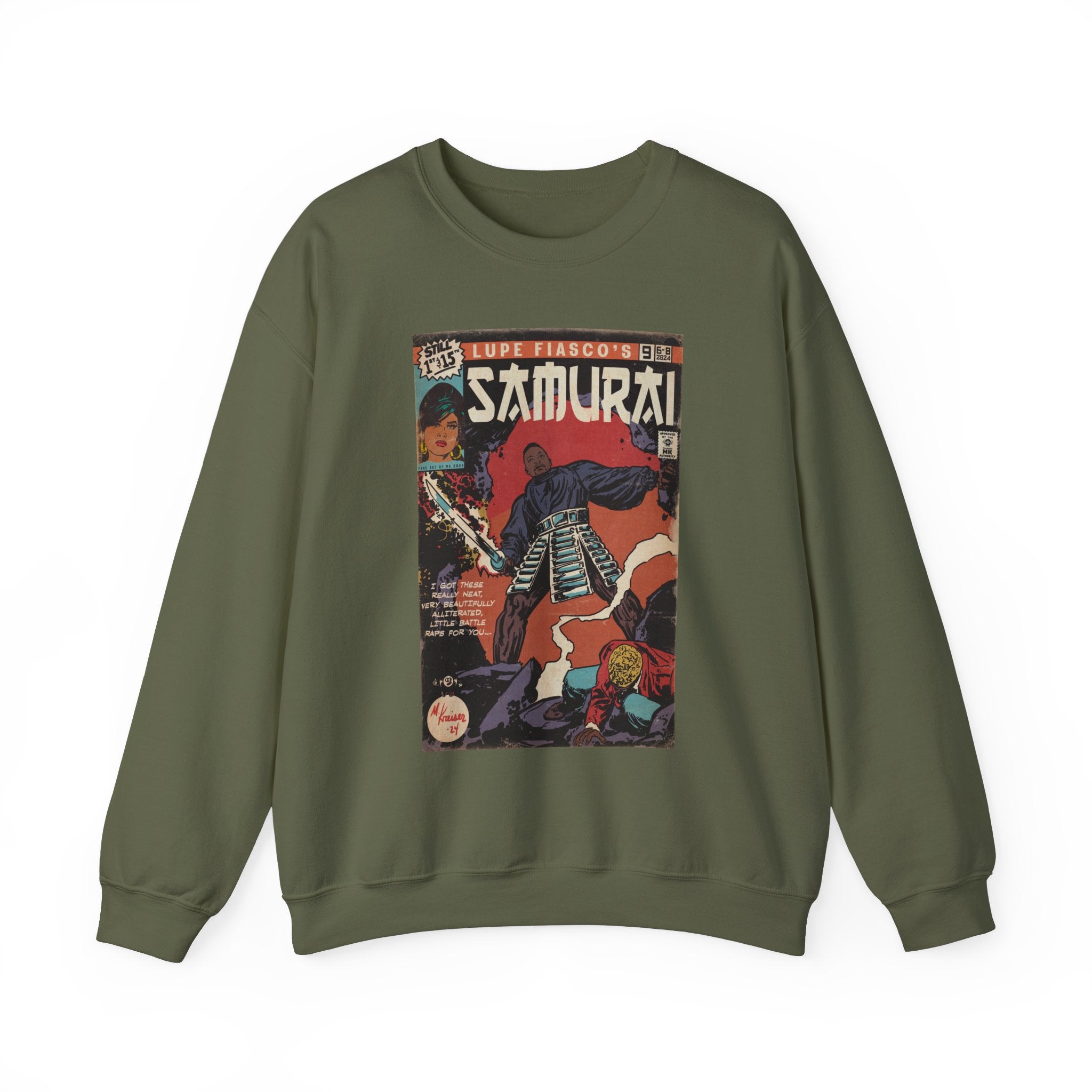 Samurai Unisex Heavy Blend™ Crewneck Sweatshirt