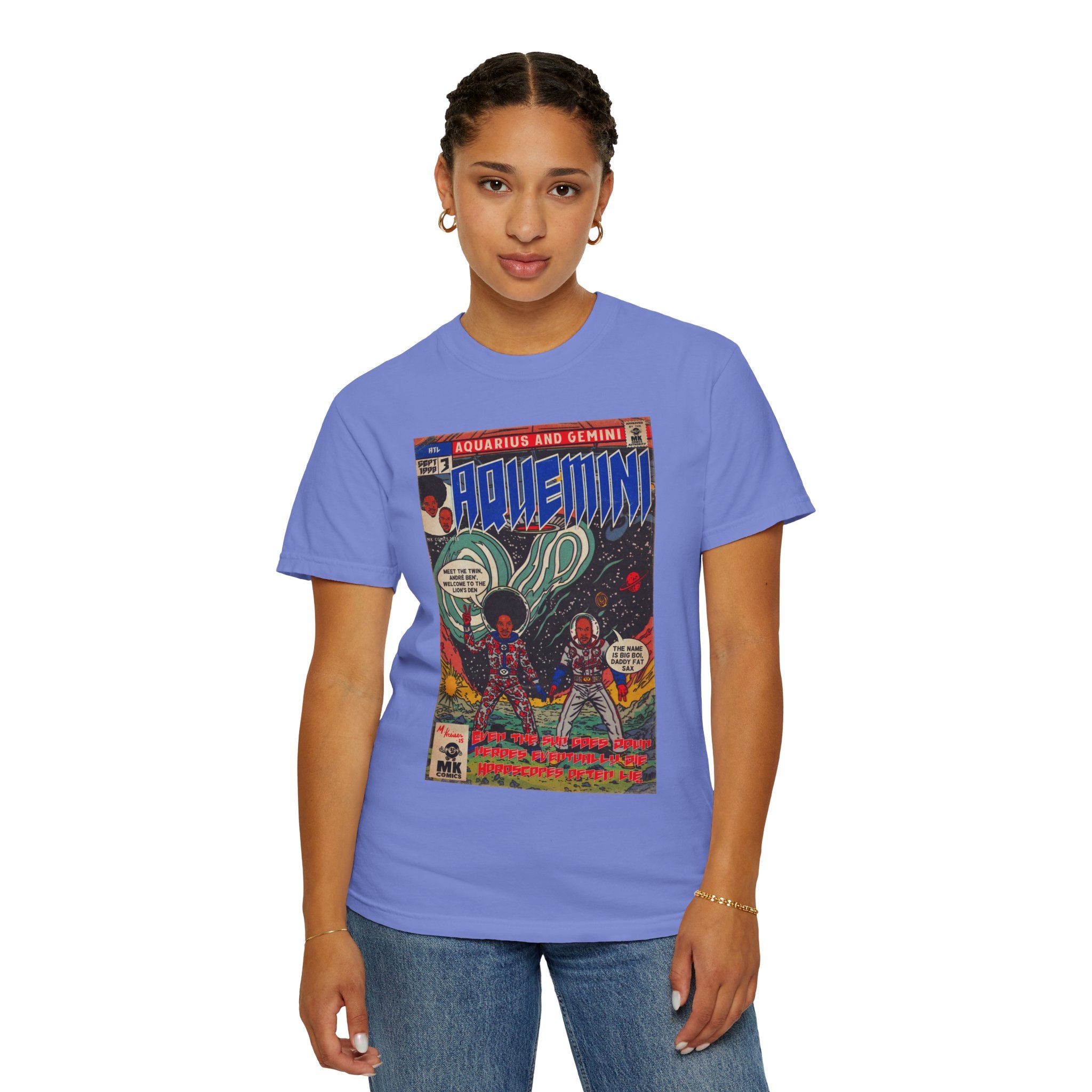 Aquemini - Comic Book Art - Unisex Comfort Colors T-shirt