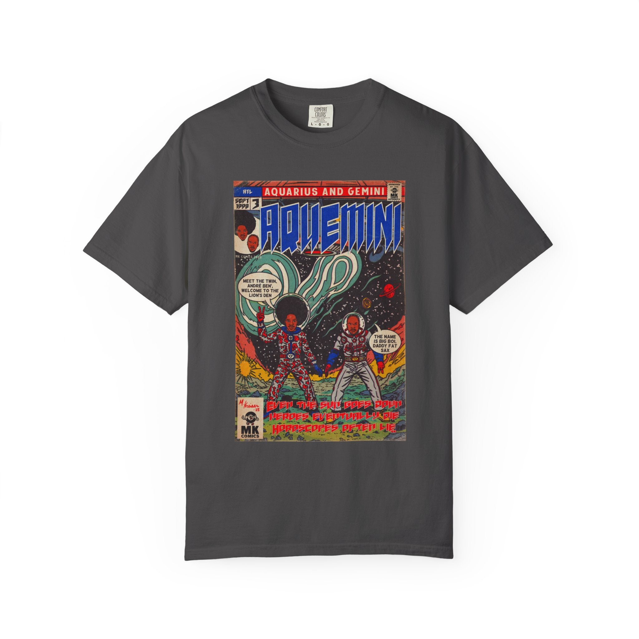 Aquemini - Comic Book Art - Unisex Comfort Colors T-shirt