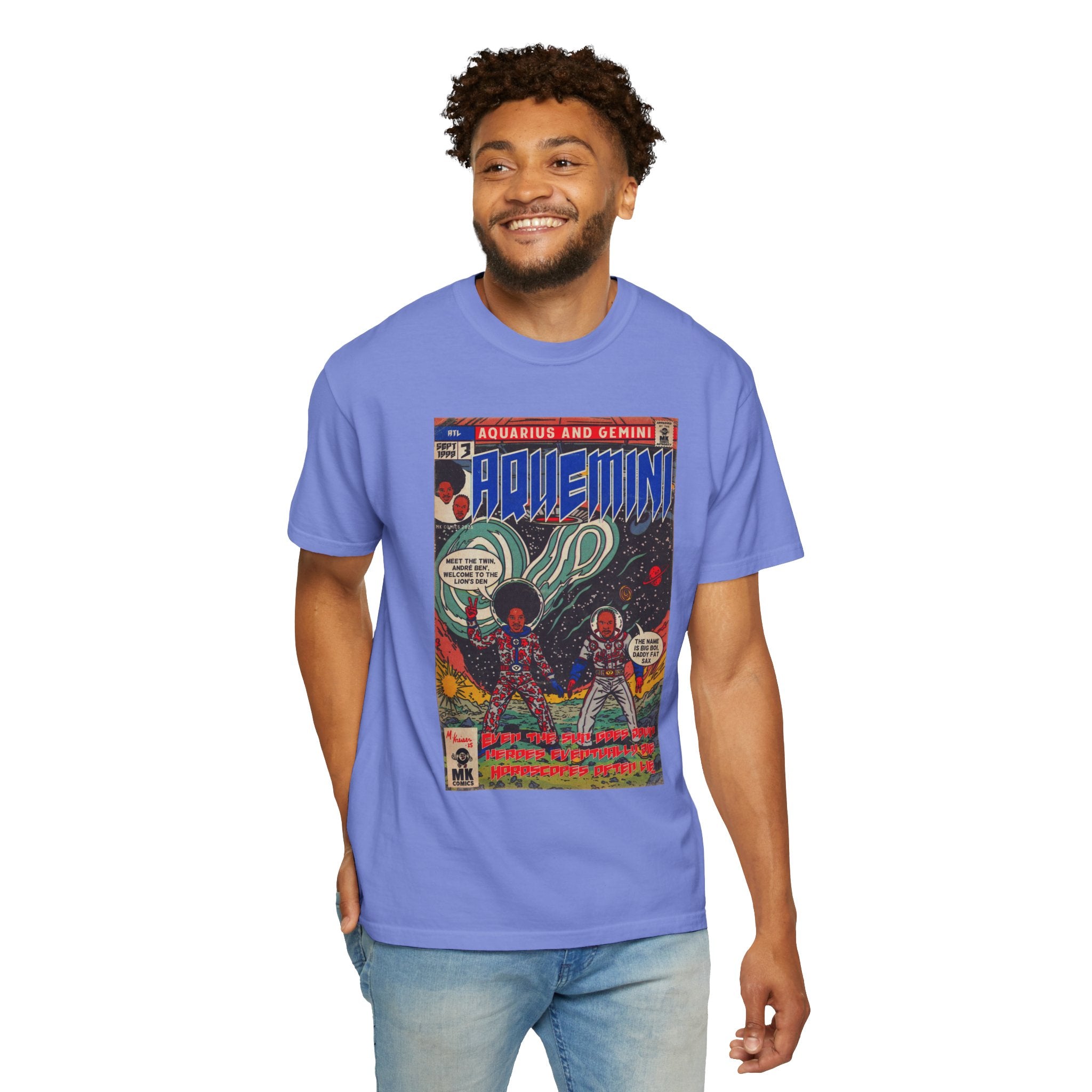Aquemini - Comic Book Art - Unisex Comfort Colors T-shirt