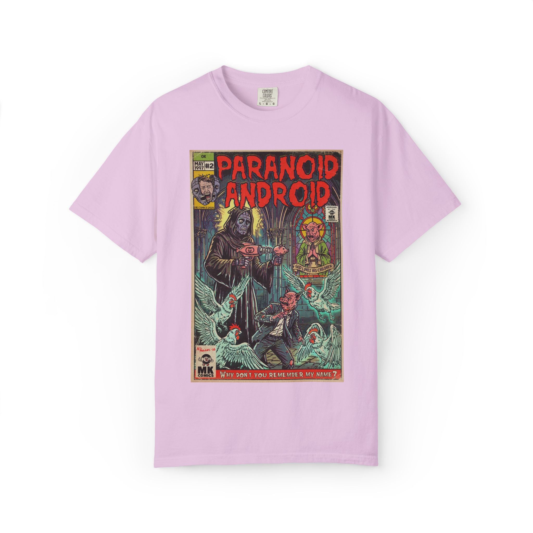 Paranoid Android - Unisex Comfort Colors T-shirt