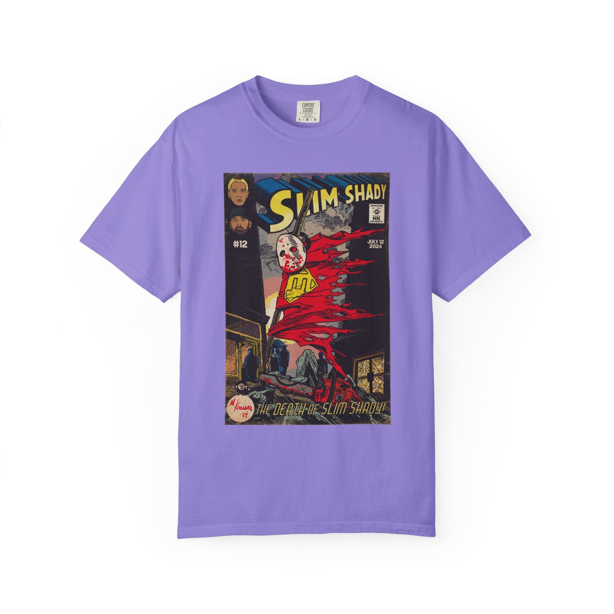 Death of Slim Shady - Unisex Comfort Colors T-shirt