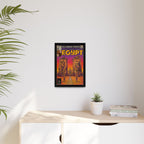 Egypt Remix - Matte Canvas, Framed (Multi-color)