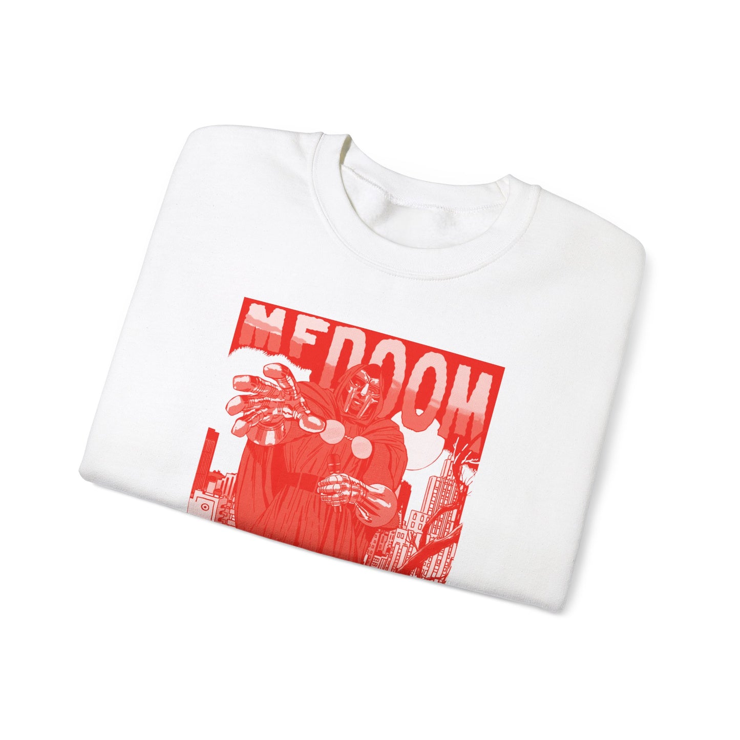 DOOM - Comic Book Art - RED VARIANT - Unisex Heavy Blend™ Crewneck Sweatshirt