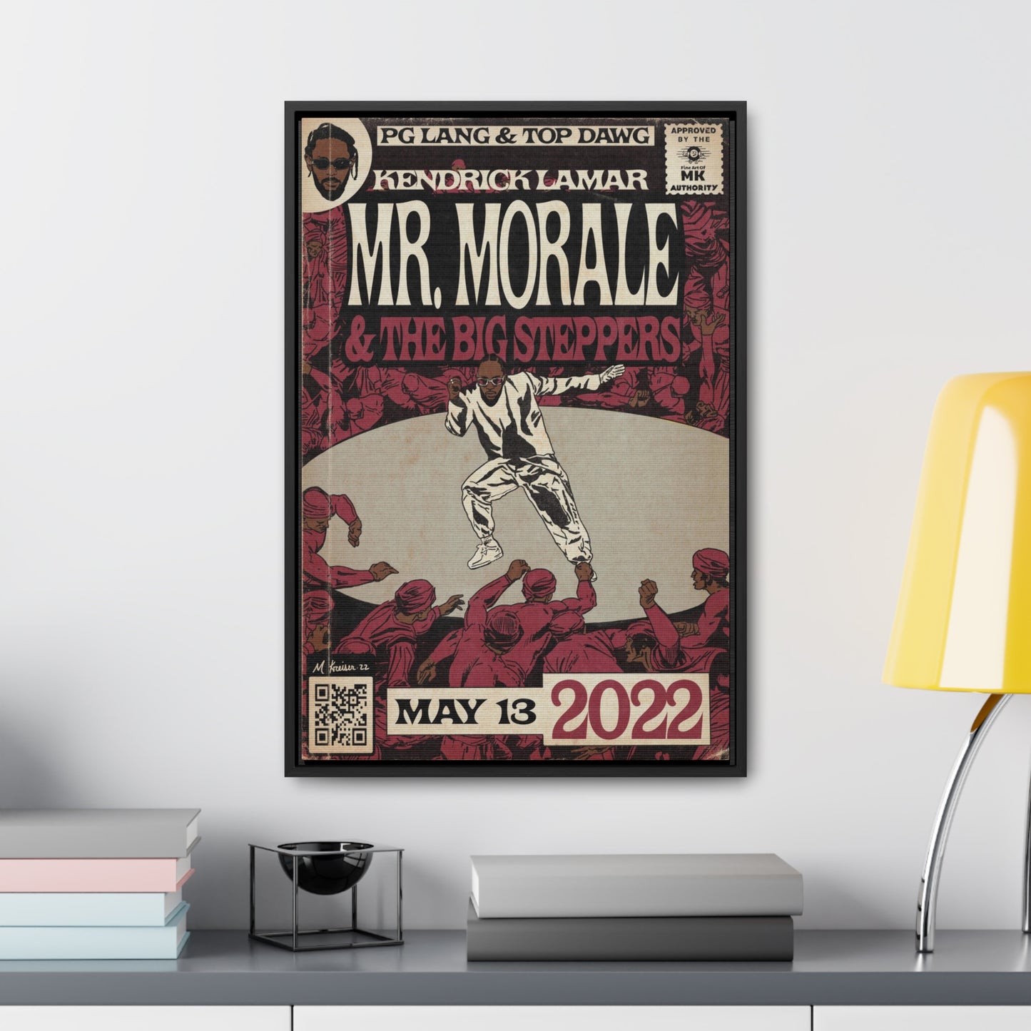 Kendrick Lamar - Mr. Morale & The Big Steppers - Gallery Canvas Wraps, Vertical Frame