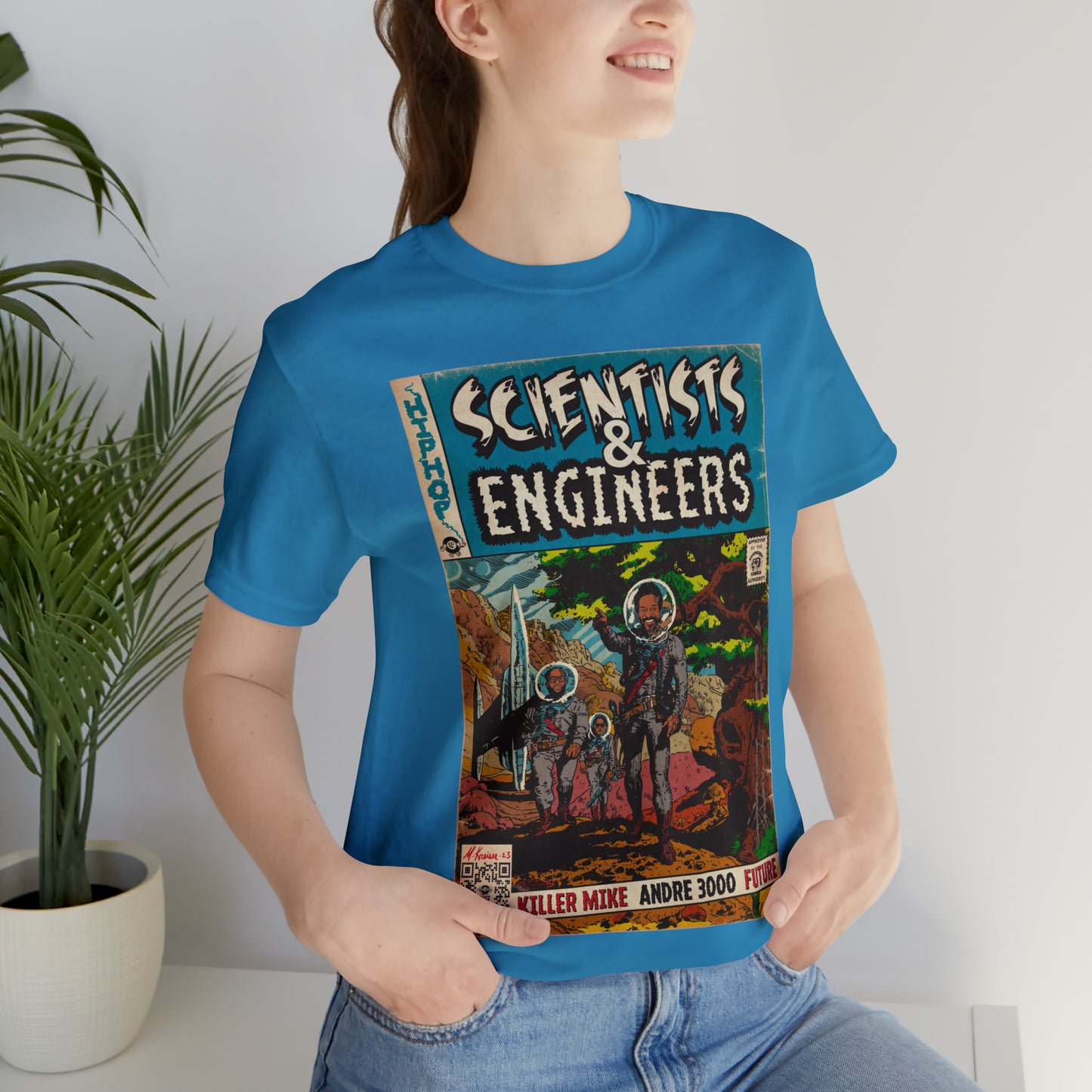 Killer Mike - Scientists & Engineers - Andre 3000 - Future - Unisex Jersey Short Sleeve Tee