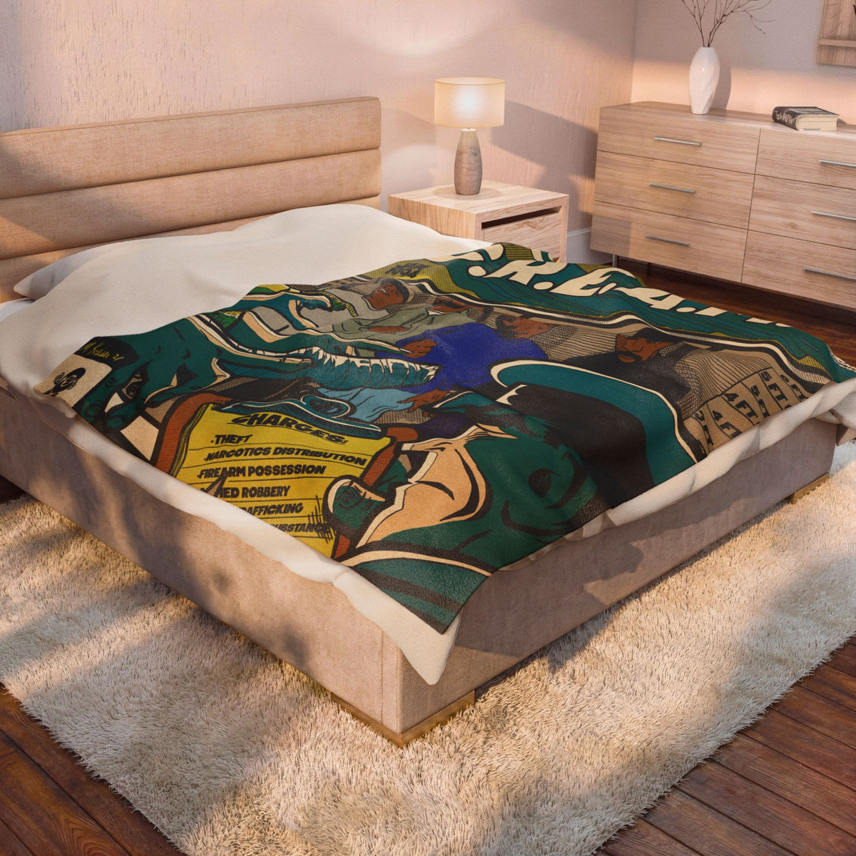 C.R.E.A.M - Velveteen Plush Blanket
