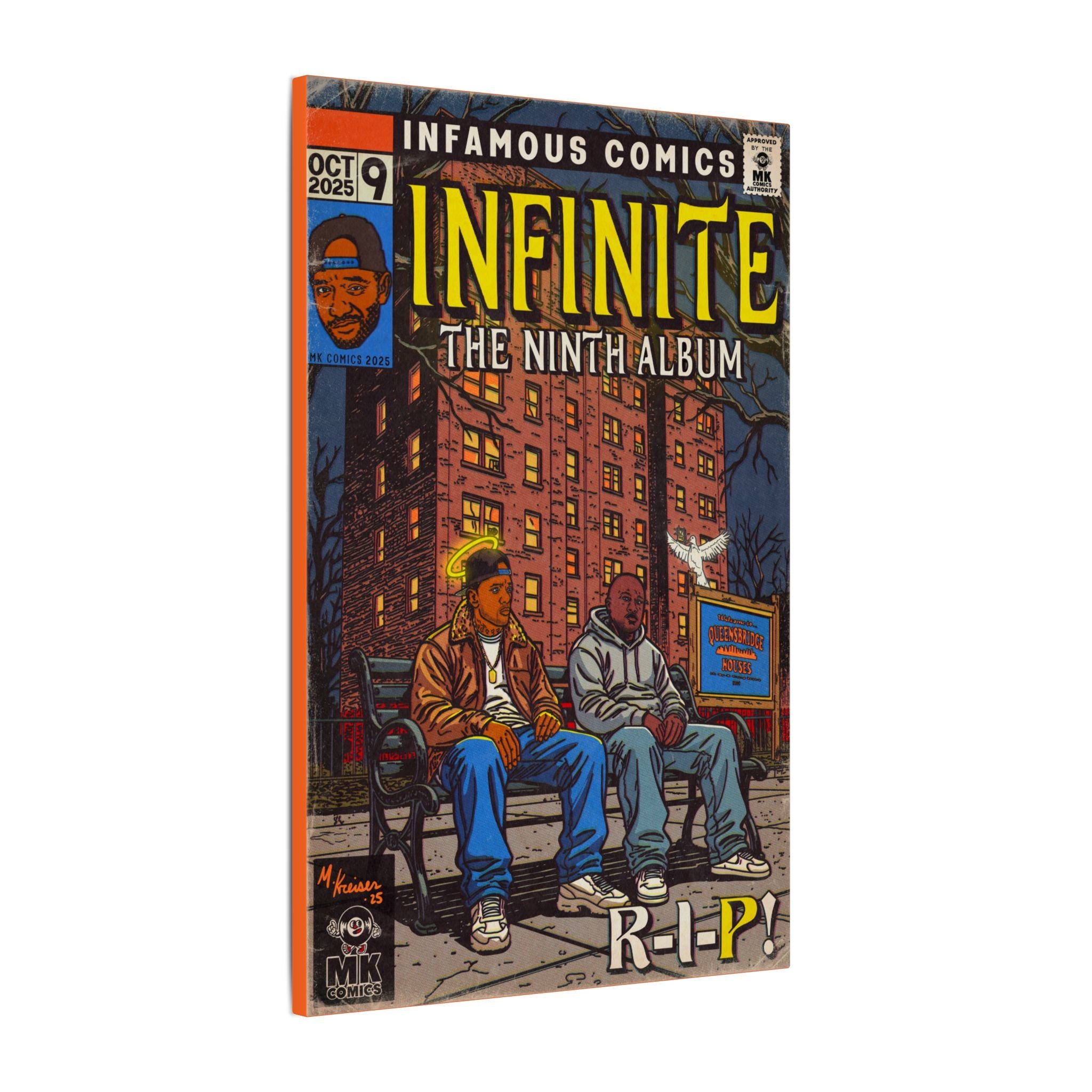 Infinite - Comic Book Art - Matte Canvas, Stretched, 0.75" (Multi-Size)
