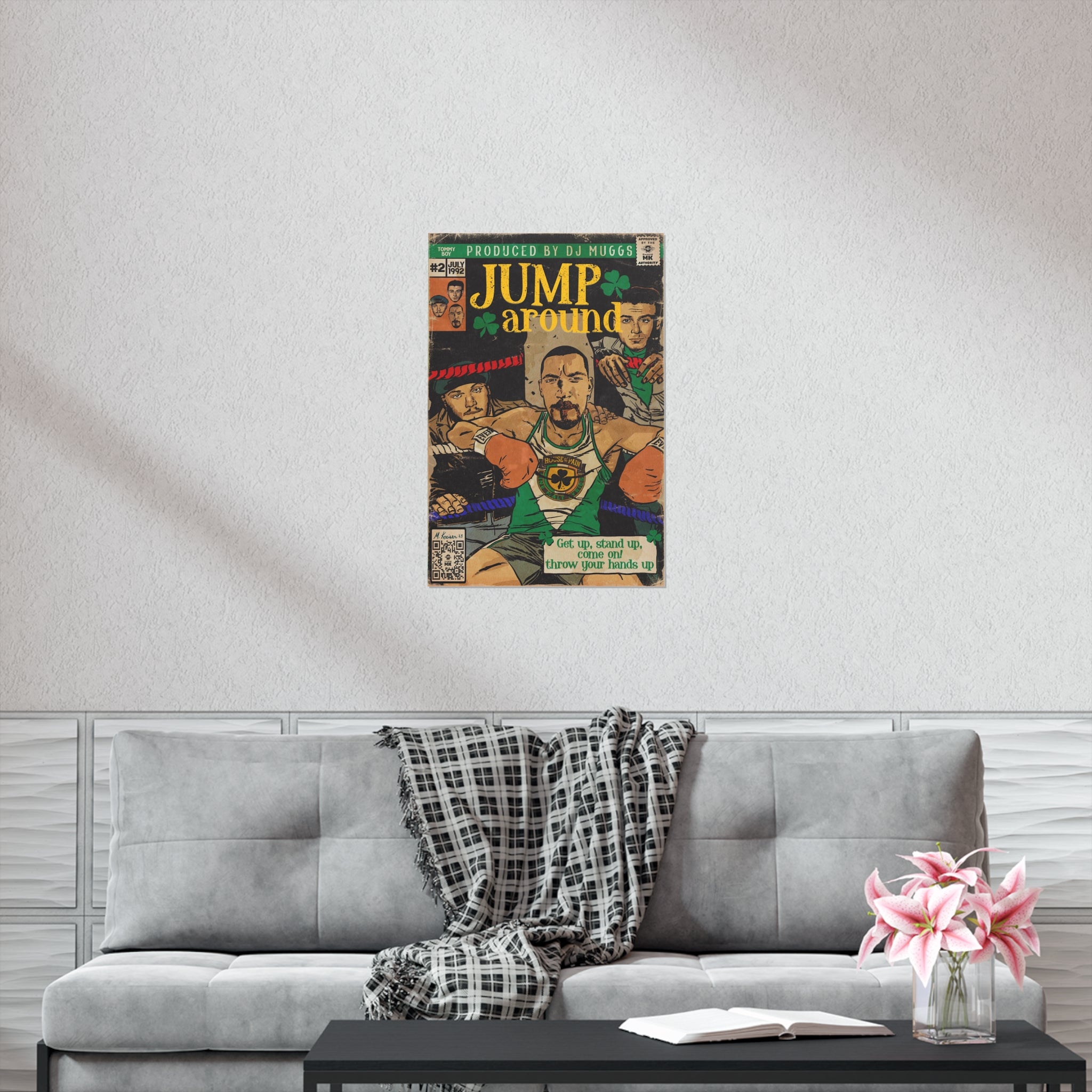 Jump Around -  Vertical Matte Poster